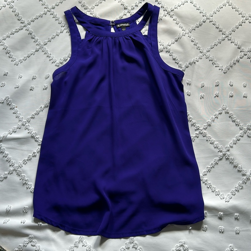 Express keyhole back tank top